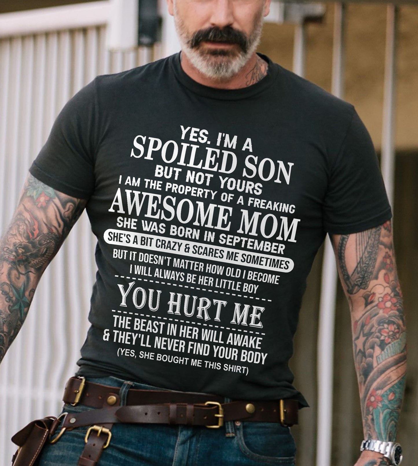 September - Awesome Mom Born In September - Special gift for Son From Mom - NGHL09 (SKU10-45-09)