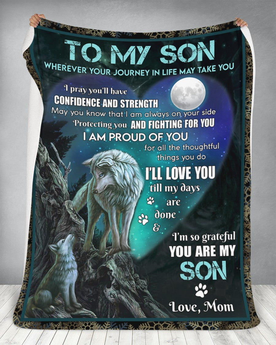 Special Gift For Your Son Blanket - From Mom
