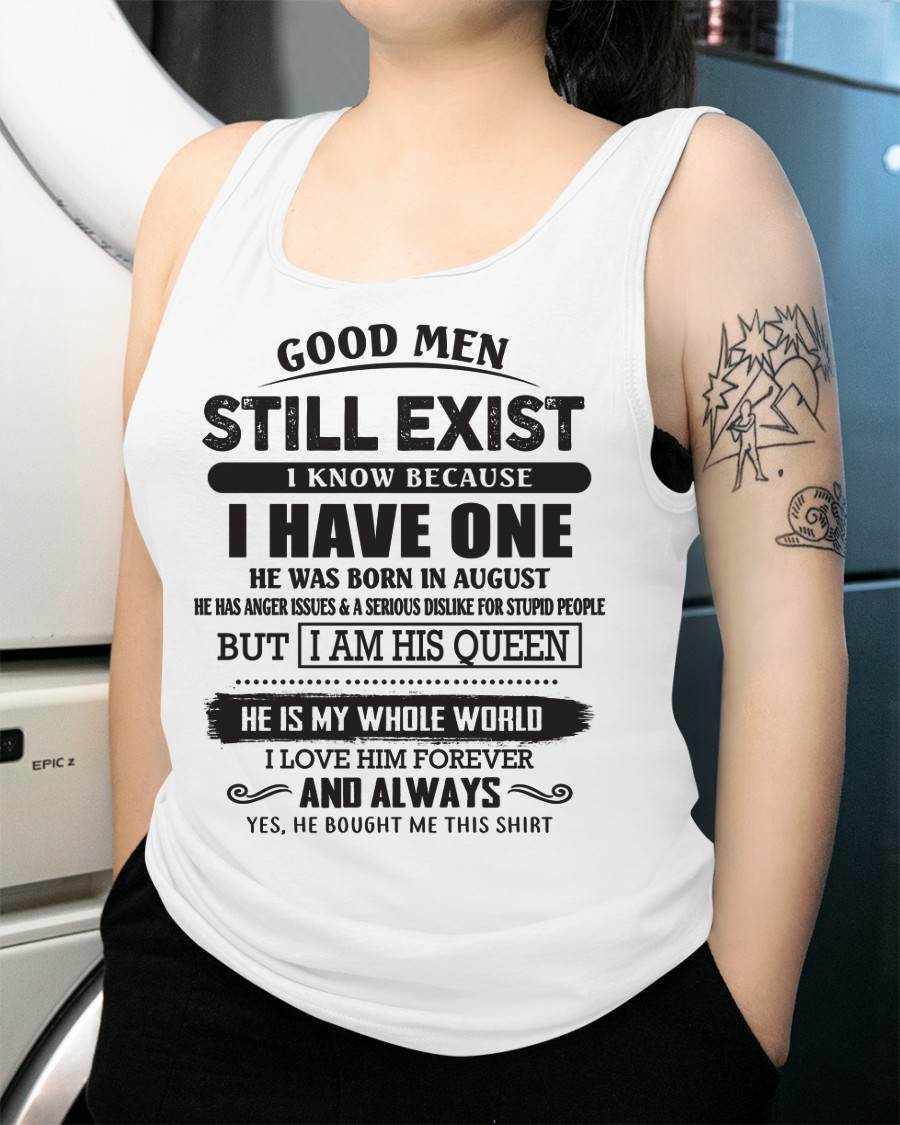August - Good Men Still Exist - Perfect Gift For Girlfriend, Wife From Husband - NGHL08 (SKU07-166-08)