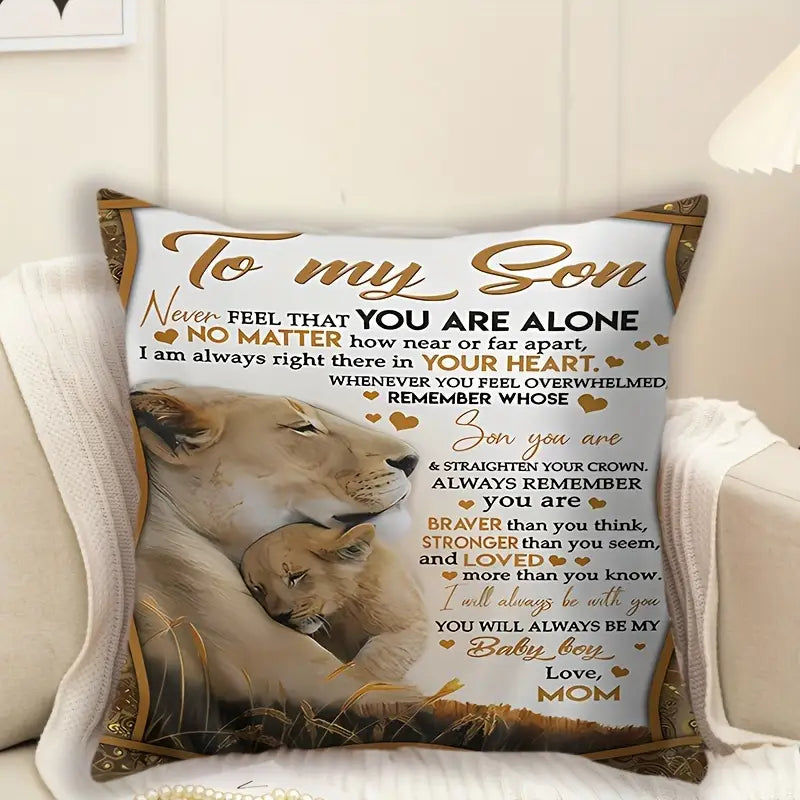 Special Gift For Your Son From Mom - Pillow (SKUP10-120)