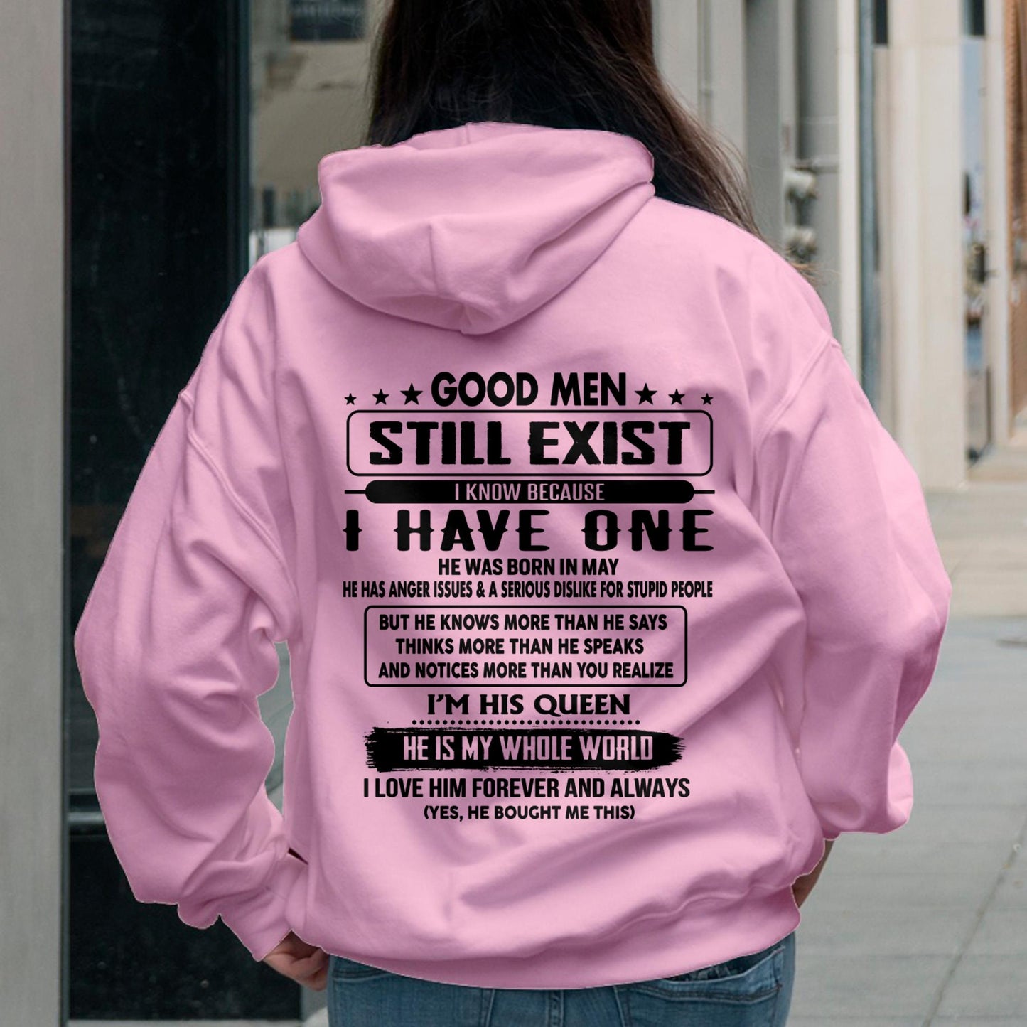 May - Good men Still Exist - gift for your girlfriend, wife from Husband - NGHL05 (SKU-GMSAU-05)