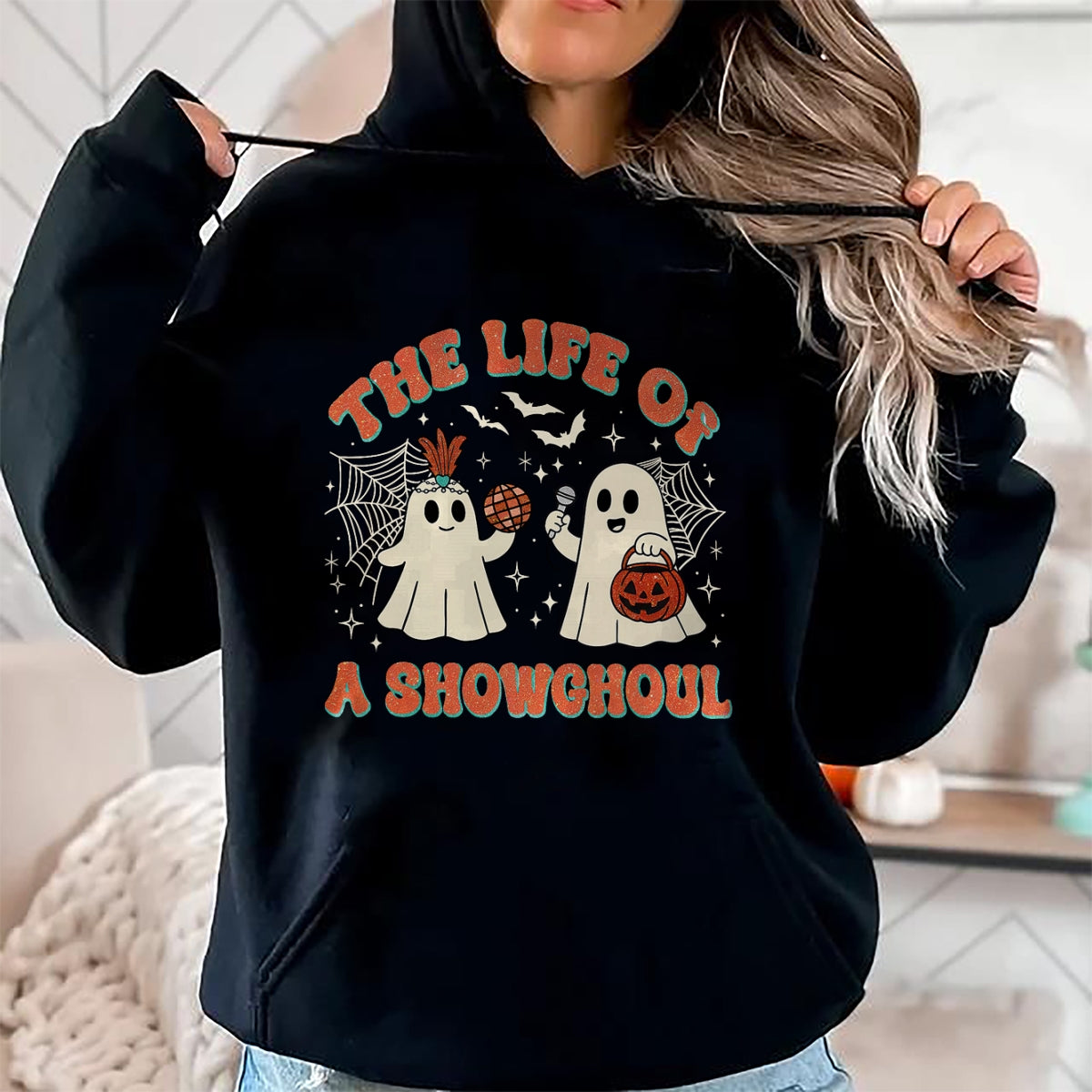 The Life of a Showghoul Funny Halloween Ghost Girl T-Shirt - Halloween Unisex T-Shirt/Hoodie - NGHL00