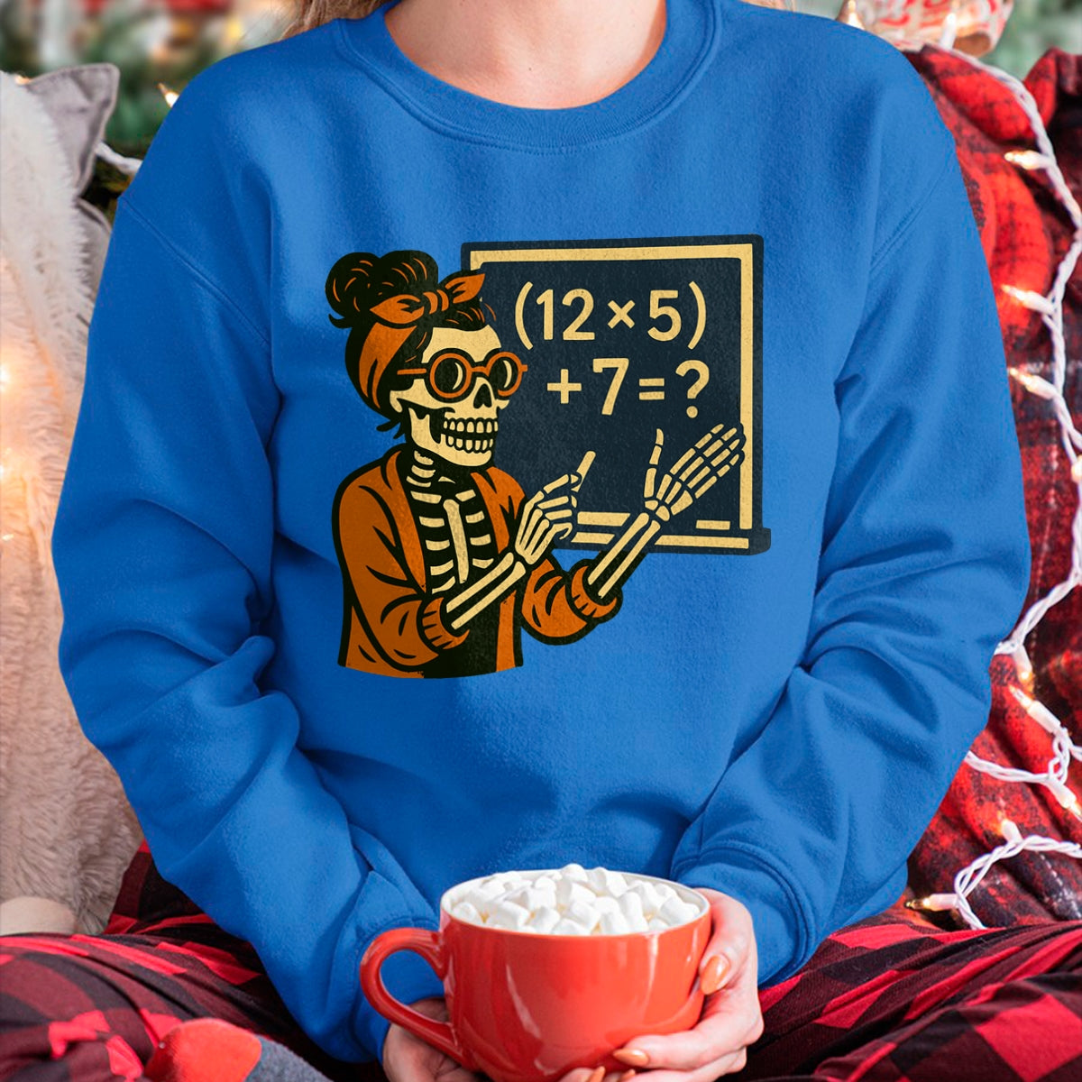 67 Teacher Halloween Skeleton Six Seven Meme Brainrot Math T-Shirt - Halloween Unisex T-Shirt/Hoodie - NGHL00