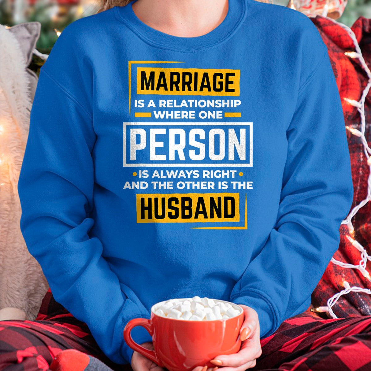 Funny Husband Wife Marriage is A Relationship for Men Women T-Shirt - Gift For Wife From Husband Unisex T-Shirt/Hoodie - NGHL00 (SKUT-2310EMAILWIFE-04)