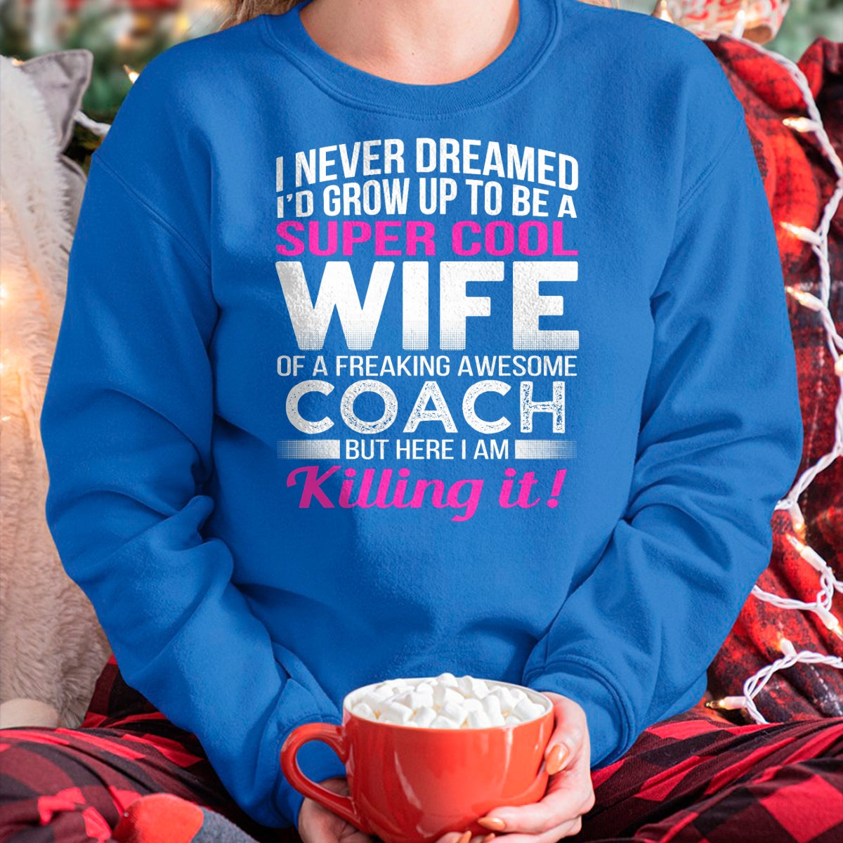 Coach's Wife Shirt Funny Gift for Wife of Coach T-Shirt - Gift For Wife From Husband Unisex T-Shirt/Hoodie - NGHL00 (SKUT-2310EMAILWIFE-02)
