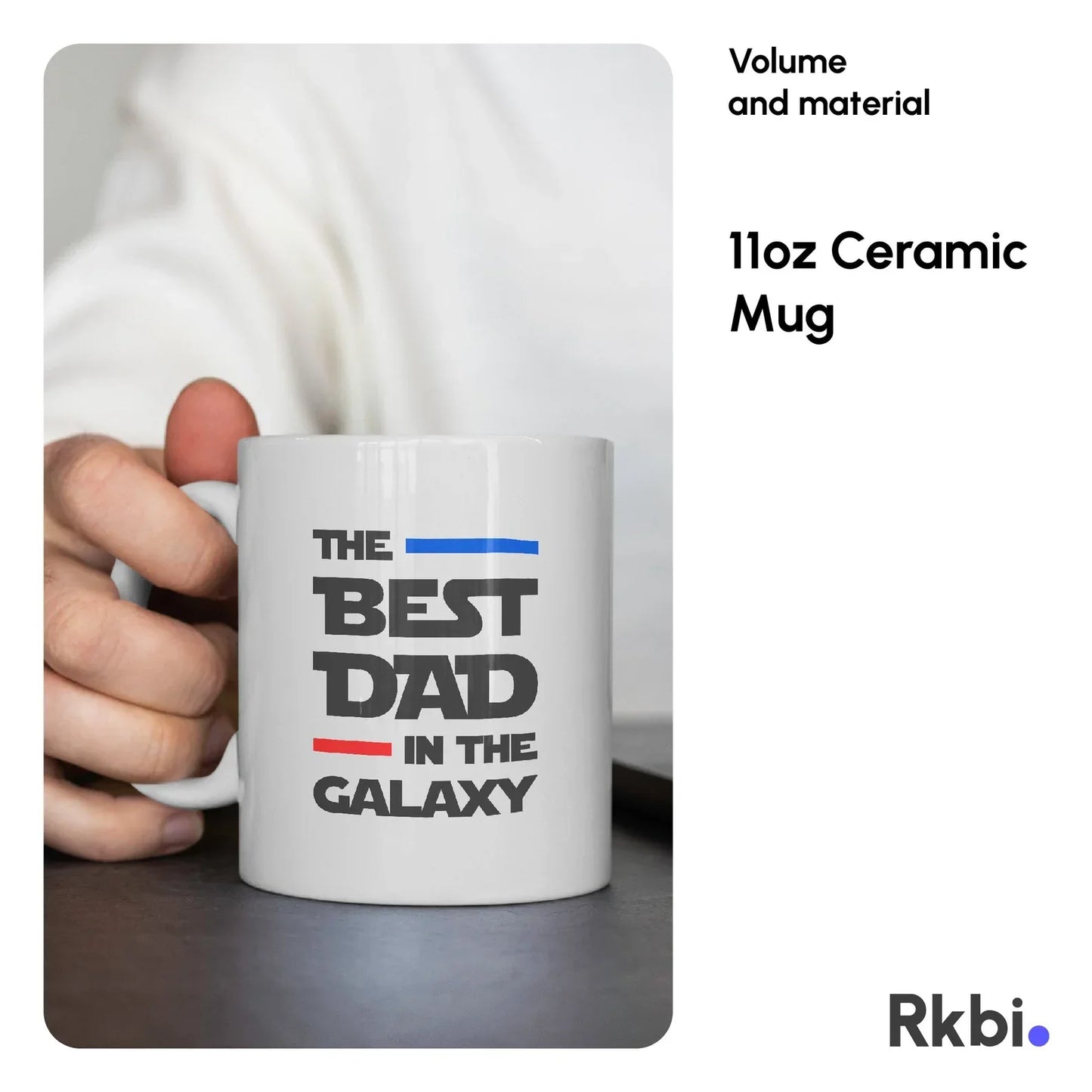 BEST DAD IN THE GALAXY MUG - GIFT FROM DAUGHTER - NTTD00