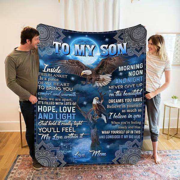 Special Gift for Your Son - From Mom Blanket (SKUB11-59)