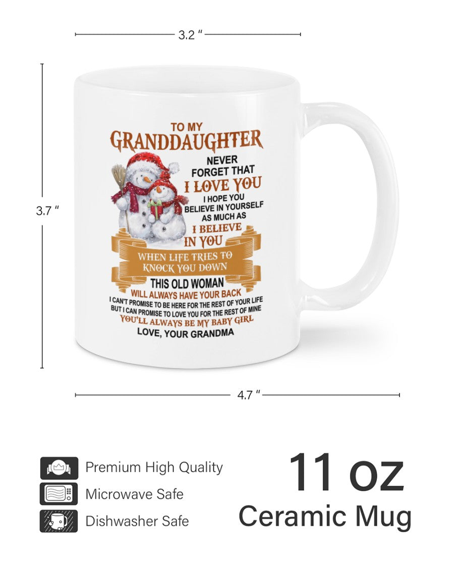 TO GRANDDAUGHTER MUG 03 - GIFT FROM GRANDMA - NTTD00