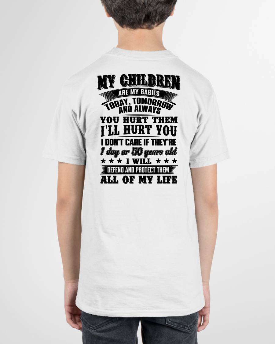 MY CHILDREN ARE MY BABY - T-SHIRT FOR MOM - NGHL00 (SKU12-274)