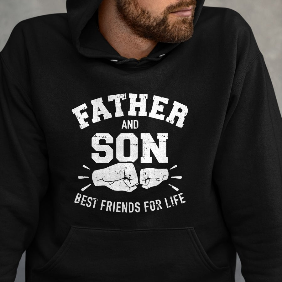 Father and son best friends for life T-Shirt - Gift From Dad Unisex T-Shirt/Hoodie - NGHL00 (SKUT-2310EMAILDS-22)