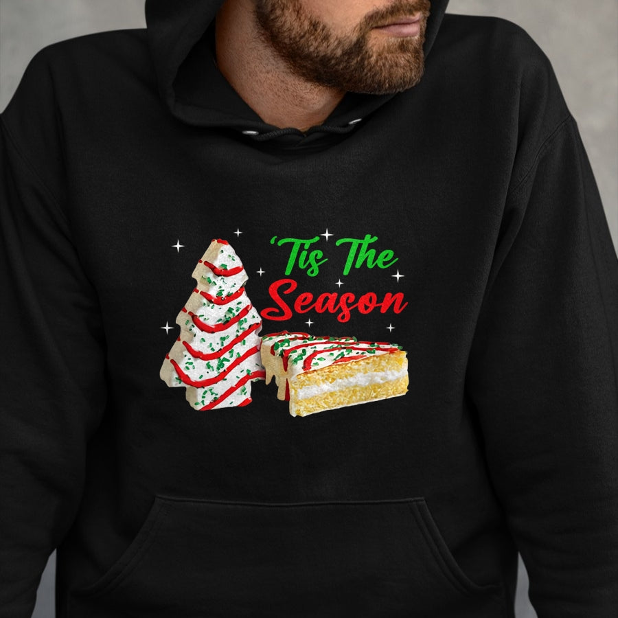 Funny Tis The Season Design Christmas Tree Cakes Debbie T-Shirt - Christmas Unisex T-Shirt/Hoodie/Sweatshirt - NGHL00