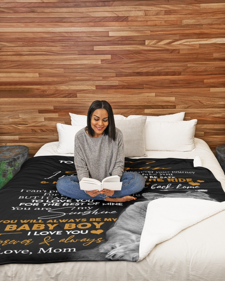 Special gift for son Blanket From Mom