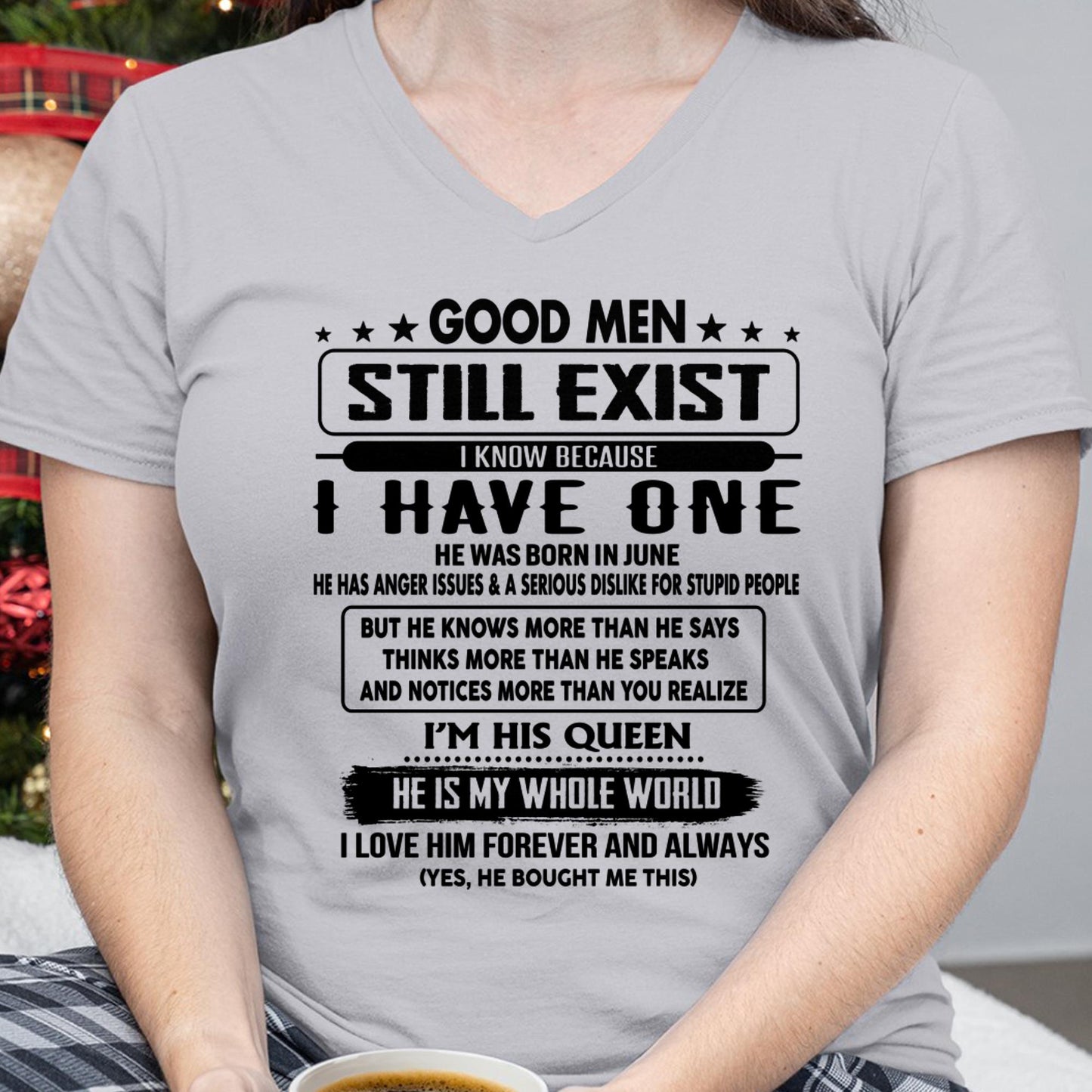 June - Good men Still Exist - gift for your girlfriend, wife from Husband - NGHL06 (SKU-GM-06)