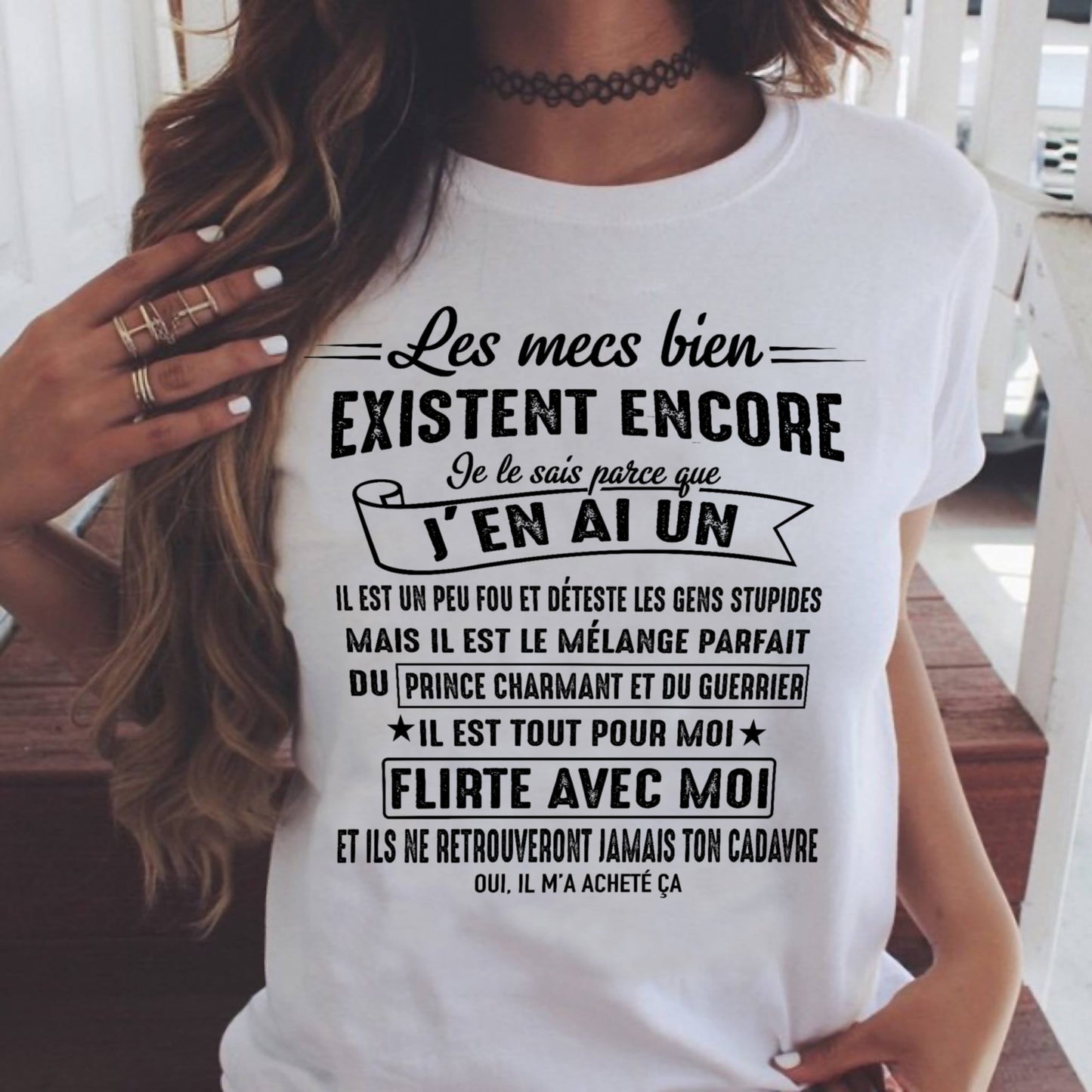 UN T-SHIRT MAGNIFIQUE POUR VOTRE FEMME - CADEAU DE LA PART DE SON MARI - frNGHL00 (SKUUP-00)