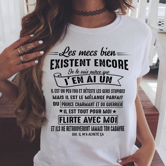 UN T-SHIRT MAGNIFIQUE POUR VOTRE FEMME - CADEAU DE LA PART DE SON MARI - frNGHL00 (SKUUP-00)