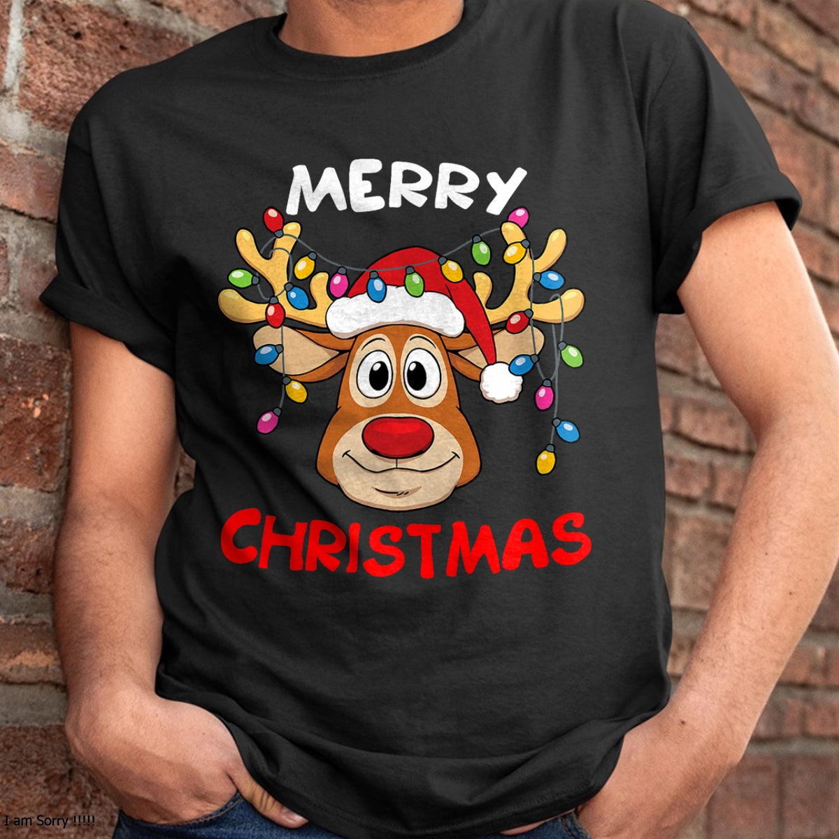Merry Christmas Reindeer Xmas Family Men Women T-Shirt - Christmas Unisex T-Shirt/Hoodie/Sweatshirt - NGHL00