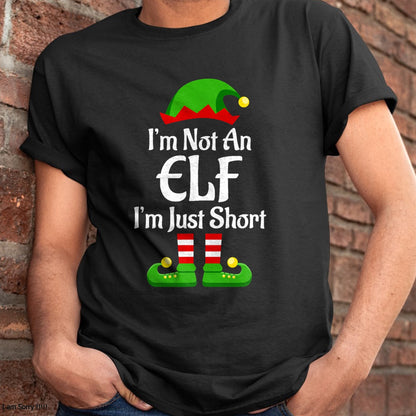 Im Not An Elf Family Christmas Pjs Matching Men Women Kids T-Shirt - Christmas Unisex T-Shirt/Hoodie/Sweatshirt - NGHL00