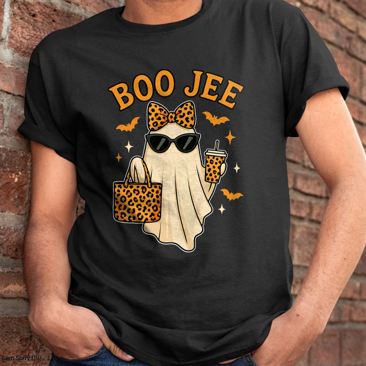 Boojee Ghost Halloween Shirt Women Girls Boo JEE Ghost Kids T-Shirt - Halloween Unisex T-Shirt/Hoodie - NGHL00