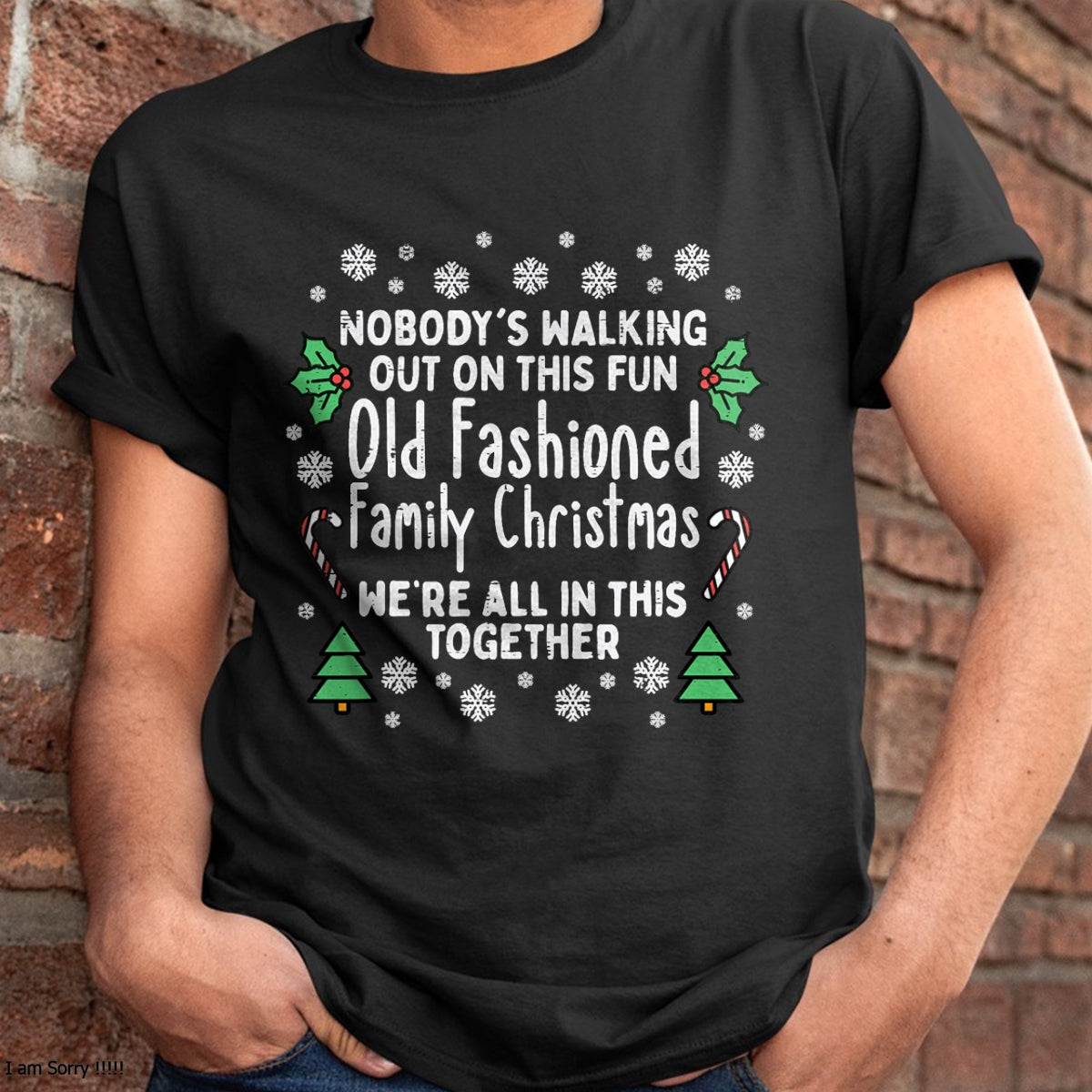 Old Fashioned Family Christmas Ugly Xmas Men Women Kids T-Shirt - Christmas Unisex T-Shirt/Hoodie/Sweatshirt - NGHL00
