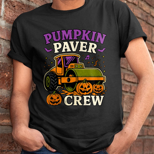 Pumpkin Paver Crew Halloween Costume for Boys T-Shirt - Halloween Unisex T-Shirt/Hoodie - NGHL00