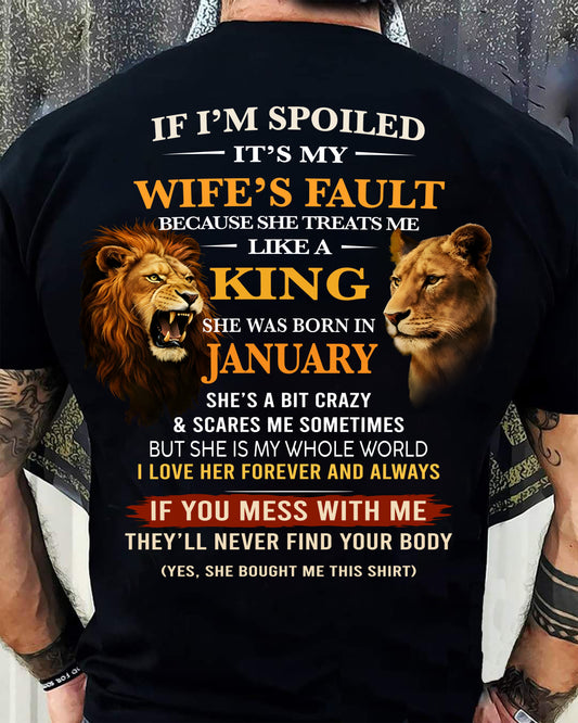 JANUARY - SPOILED HUSBAND - GIFT FROM WIFE - NGHL01 (SKU26T-01-60-01)