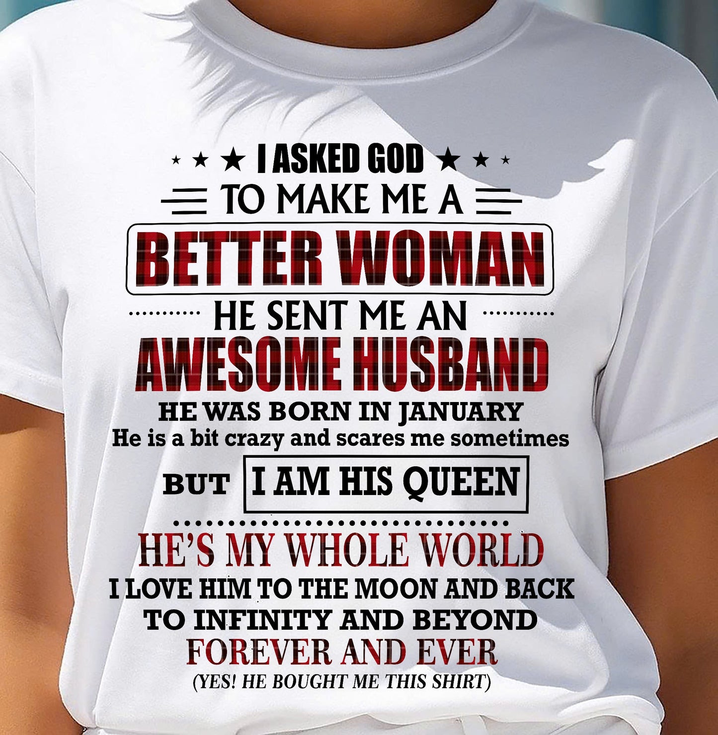 JANUARY - GOD SENT ME AN AWESOME HUSBAND - GIFT FROM HUSBAND - NGHL01 (SKU12-321-01)