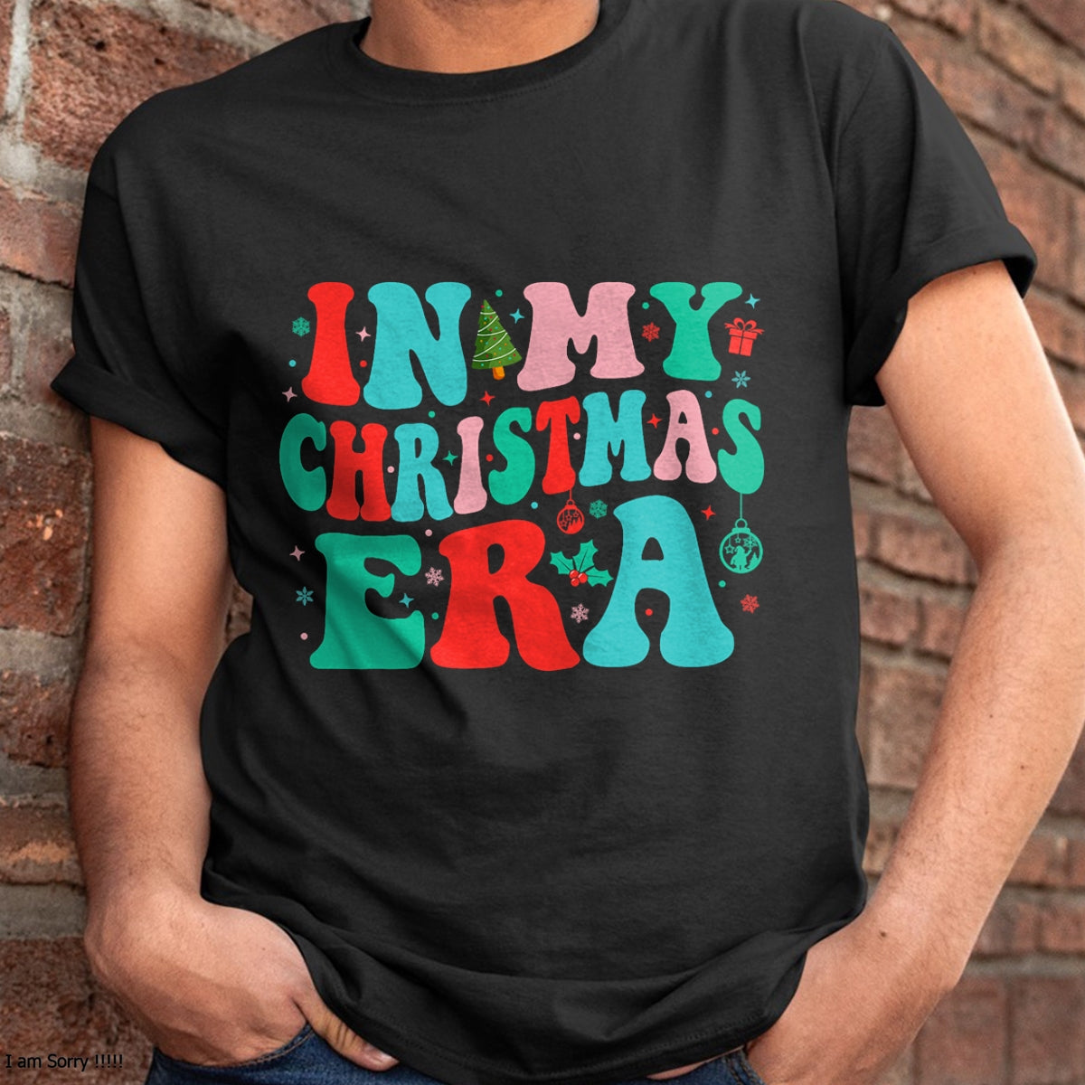 In My Christmas Era Cute Groovy Christmas Holiday Xmas T-Shirt - Christmas Unisex T-Shirt/Hoodie/Sweatshirt - NGHL00