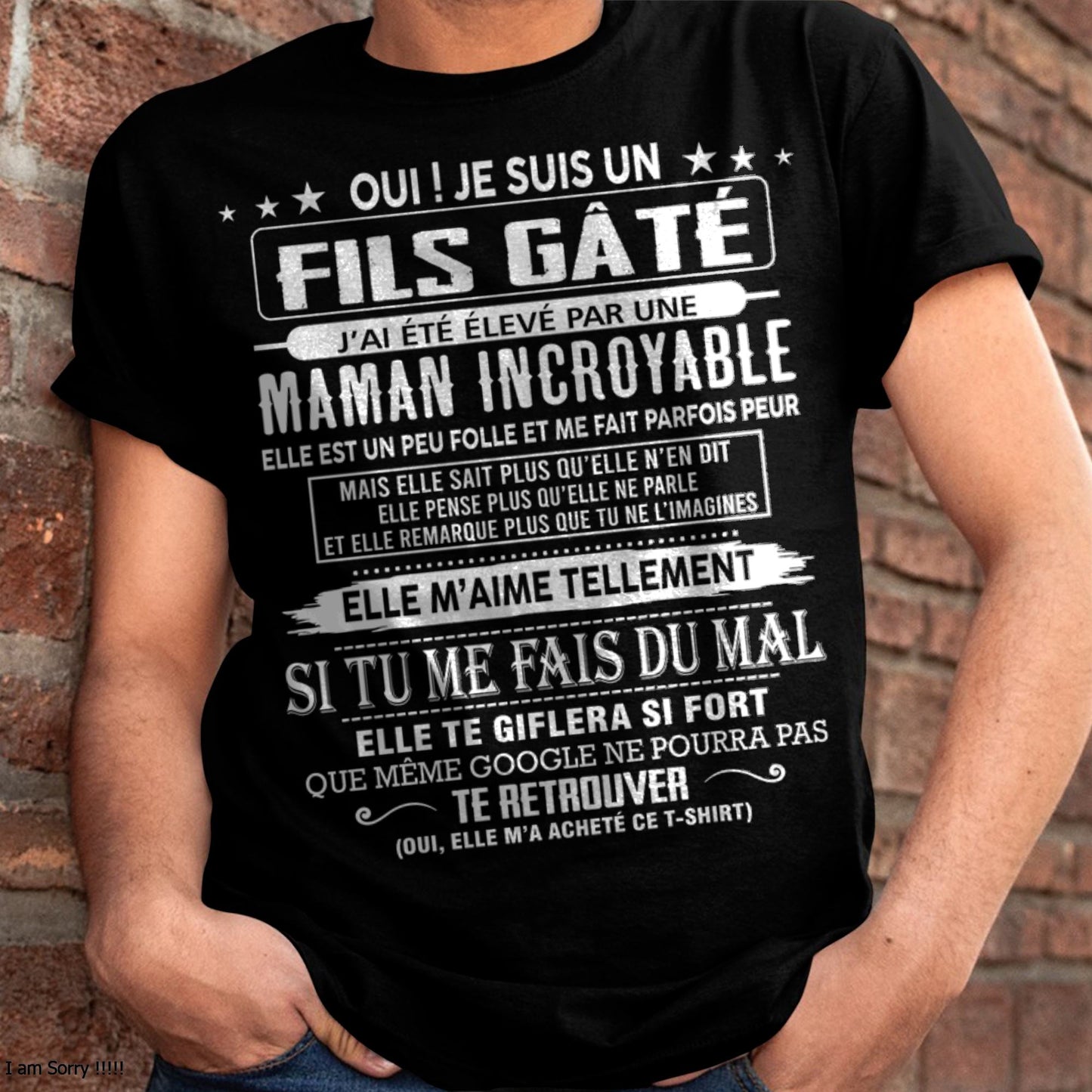 FILS GÂTÉ – CADEAU DE MAMAN - NGHL00 (SKU26T-0172-00)