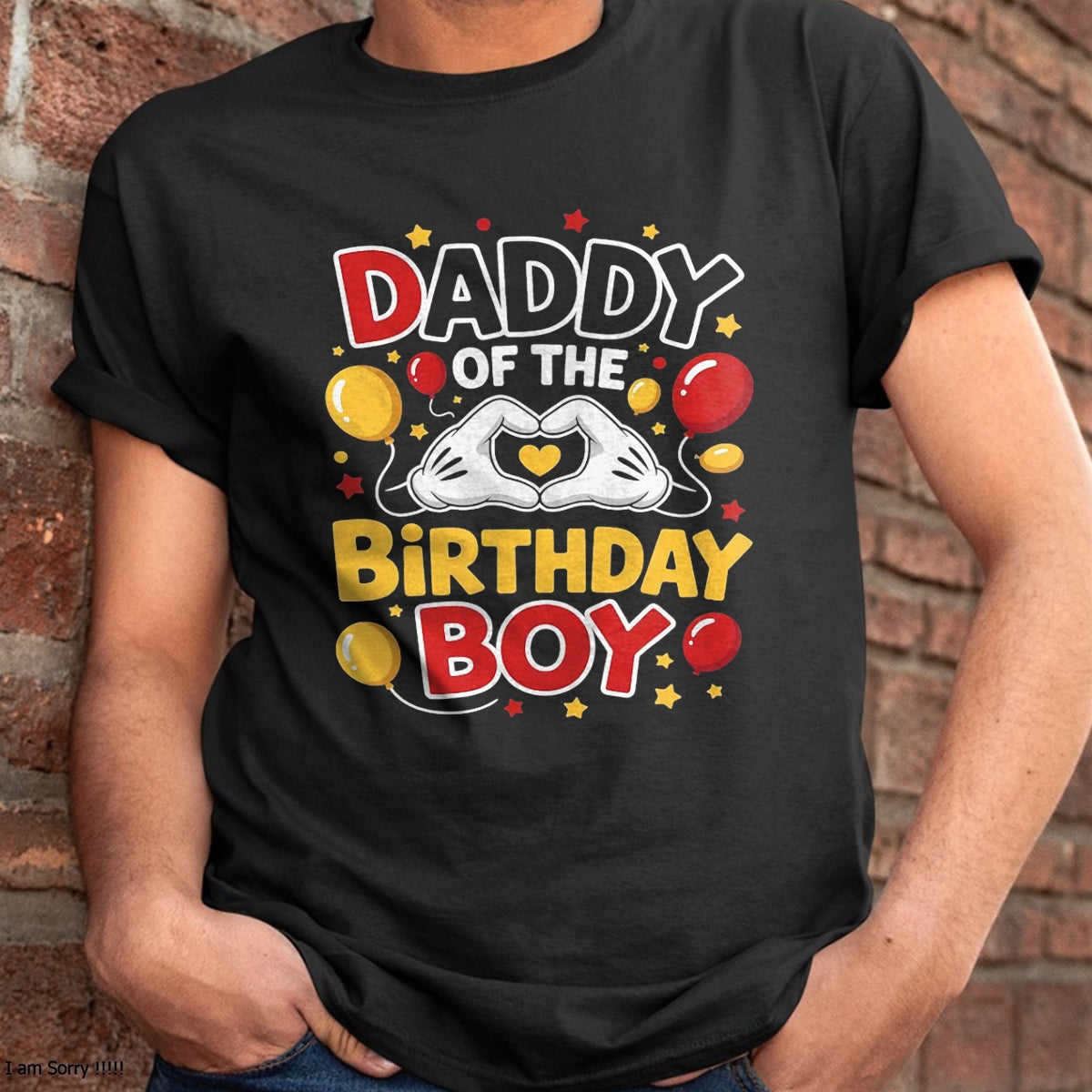 Daddy Of The Birthday Boy Shirt matching Dad Son Family Bday T-Shirt - Gift From Dad Unisex T-Shirt/Hoodie - NGHL00 (SKUT-2310EMAILDS-16)