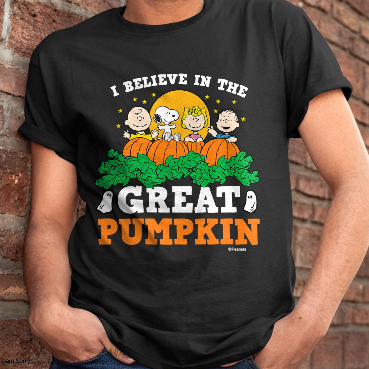 Peanuts - I Believe In The Great Pumpkin T-Shirt - Halloween Unisex T-Shirt/Hoodie - NGHL00