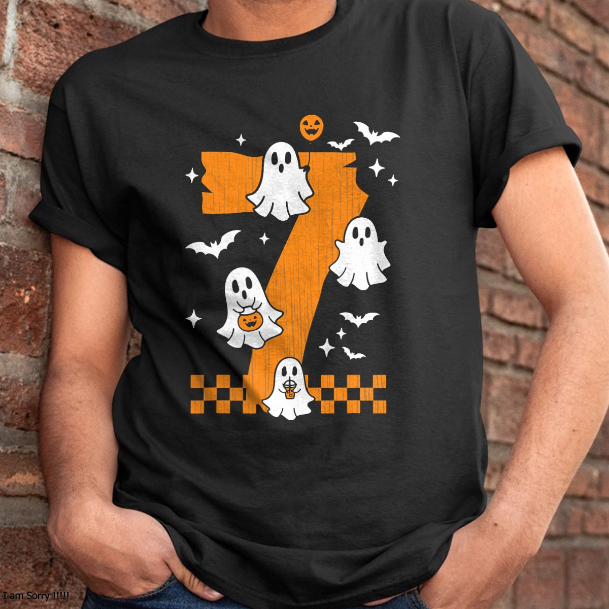Scary Pumpkin Jack O Lantern Face Halloween Men Boys Kids T-Shirt - Halloween Unisex T-Shirt/Hoodie - NGHL00 (Copy)
