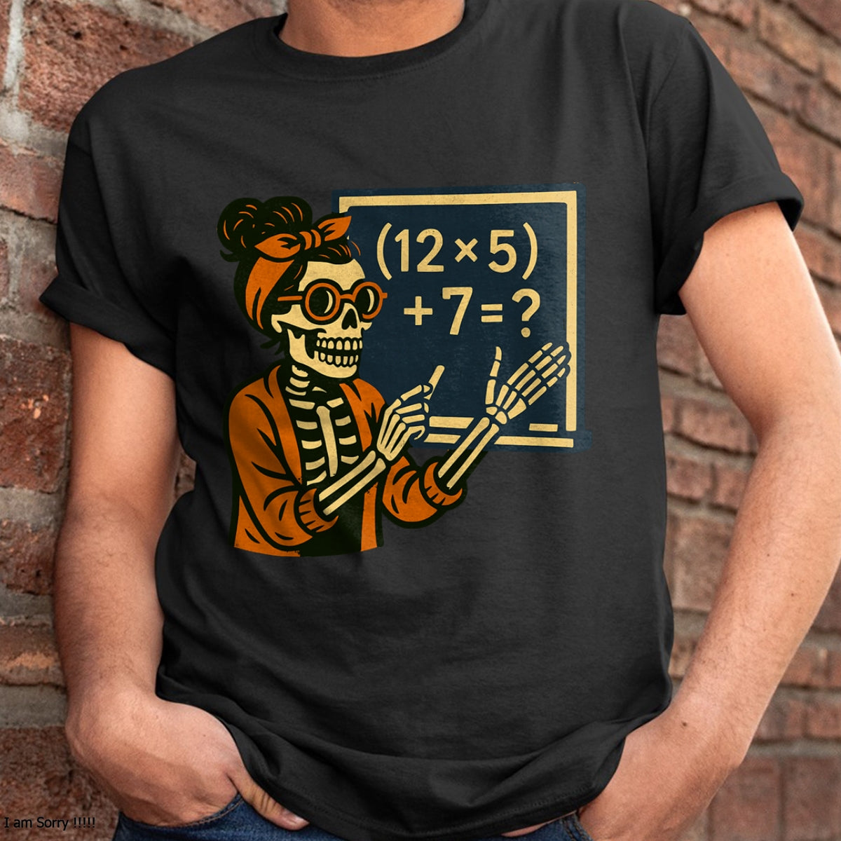67 Teacher Halloween Skeleton Six Seven Meme Brainrot Math T-Shirt - Halloween Unisex T-Shirt/Hoodie - NGHL00