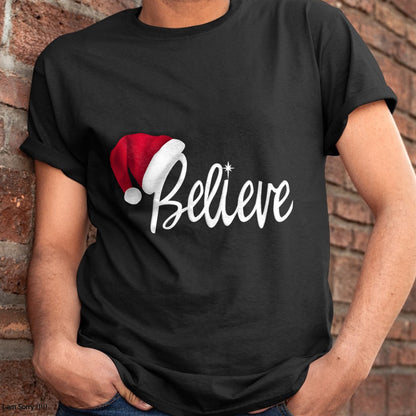 Christmas Long Sleeve T-Shirt - Believe in Santa Claus Shirt - Christmas Unisex T-Shirt/Hoodie/Sweatshirt - NGHL00