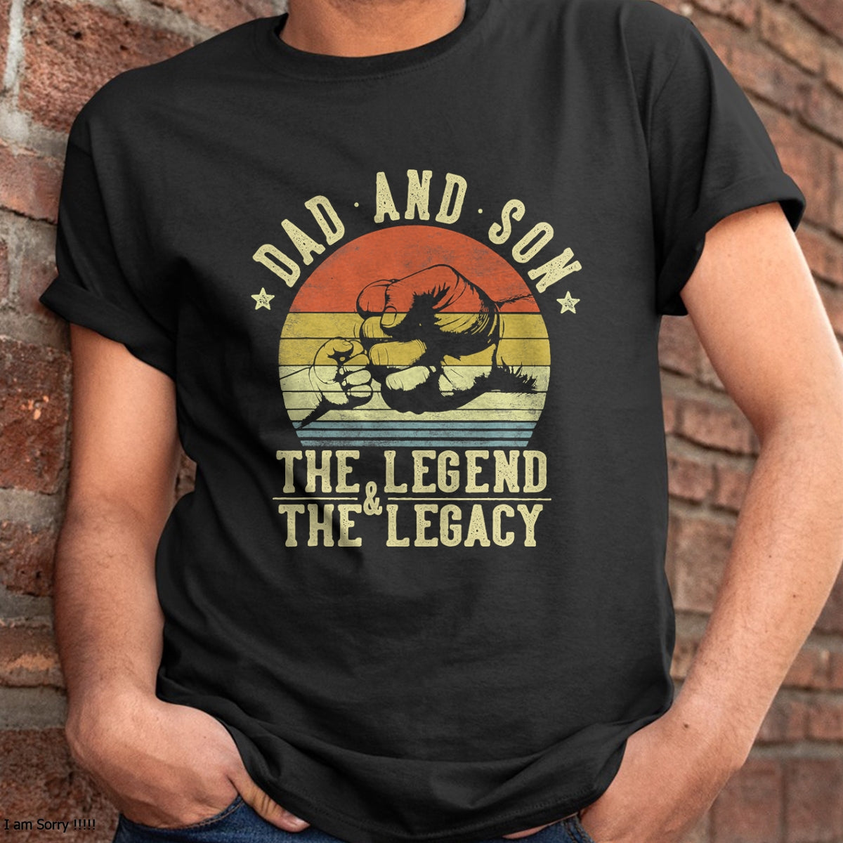 Dad and Son The Legend And The Legacy Gifts Dad T-Shirt - Gift From Dad Unisex T-Shirt/Hoodie - NGHL00 (SKUT-2310EMAILDS-09)