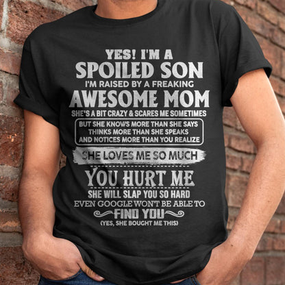 Awesome Mom - Perfect Gift For Your Spoiled Son From Mom - NGHL00 (SKU05-47-00)