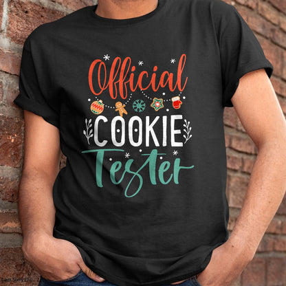Official Cookie Tester Funny Christmas Couples Matching T-Shirt - Christmas Unisex T-Shirt/Hoodie/Sweatshirt - NGHL00
