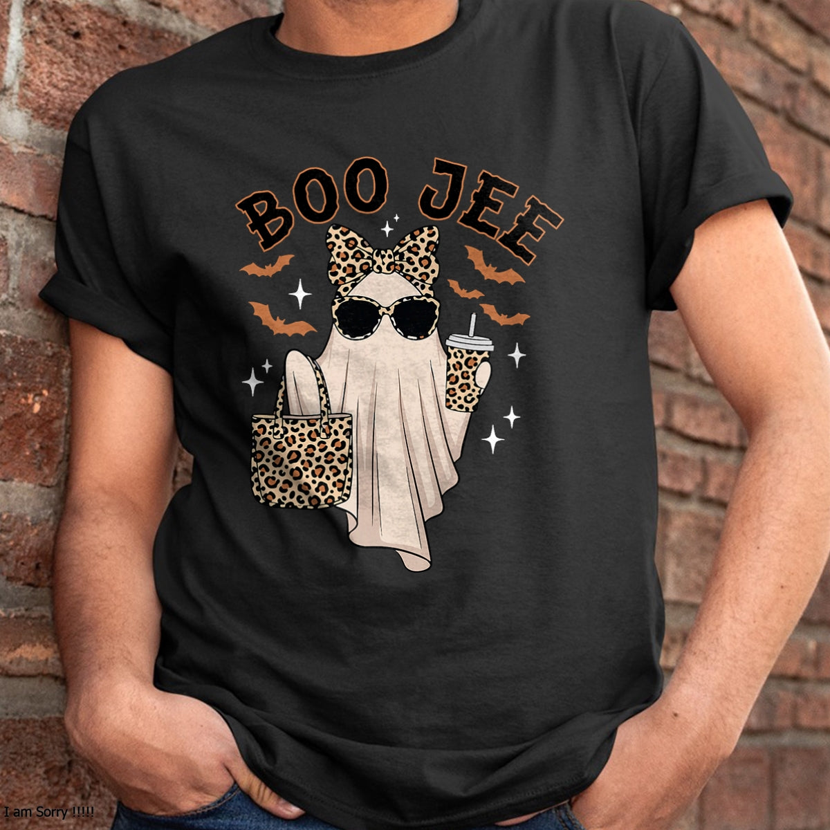 Boo JEE Boujee Pink Ghost Halloween October Vibes T-Shirt - Halloween Unisex T-Shirt/Hoodie - NGHL00 (Copy) (Copy) (Copy)