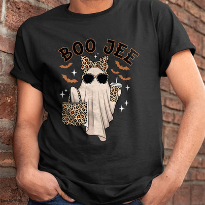 Boo JEE Boujee Pink Ghost Halloween October Vibes T-Shirt - Halloween Unisex T-Shirt/Hoodie - NGHL00 (Copy) (Copy) (Copy)