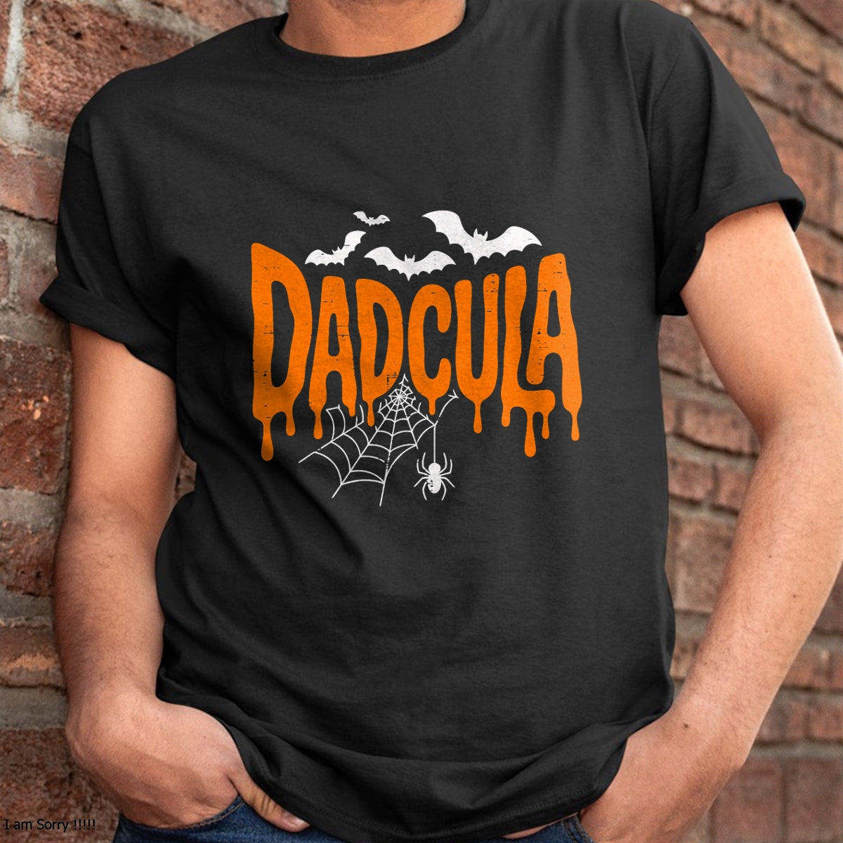 Dadcula Funny Halloween Dad Costume Spider Bat for Dad Men T-Shirt - Gift From Dad Unisex T-Shirt/Hoodie - NGHL00 (SKUT-2310EMAILDS-14)