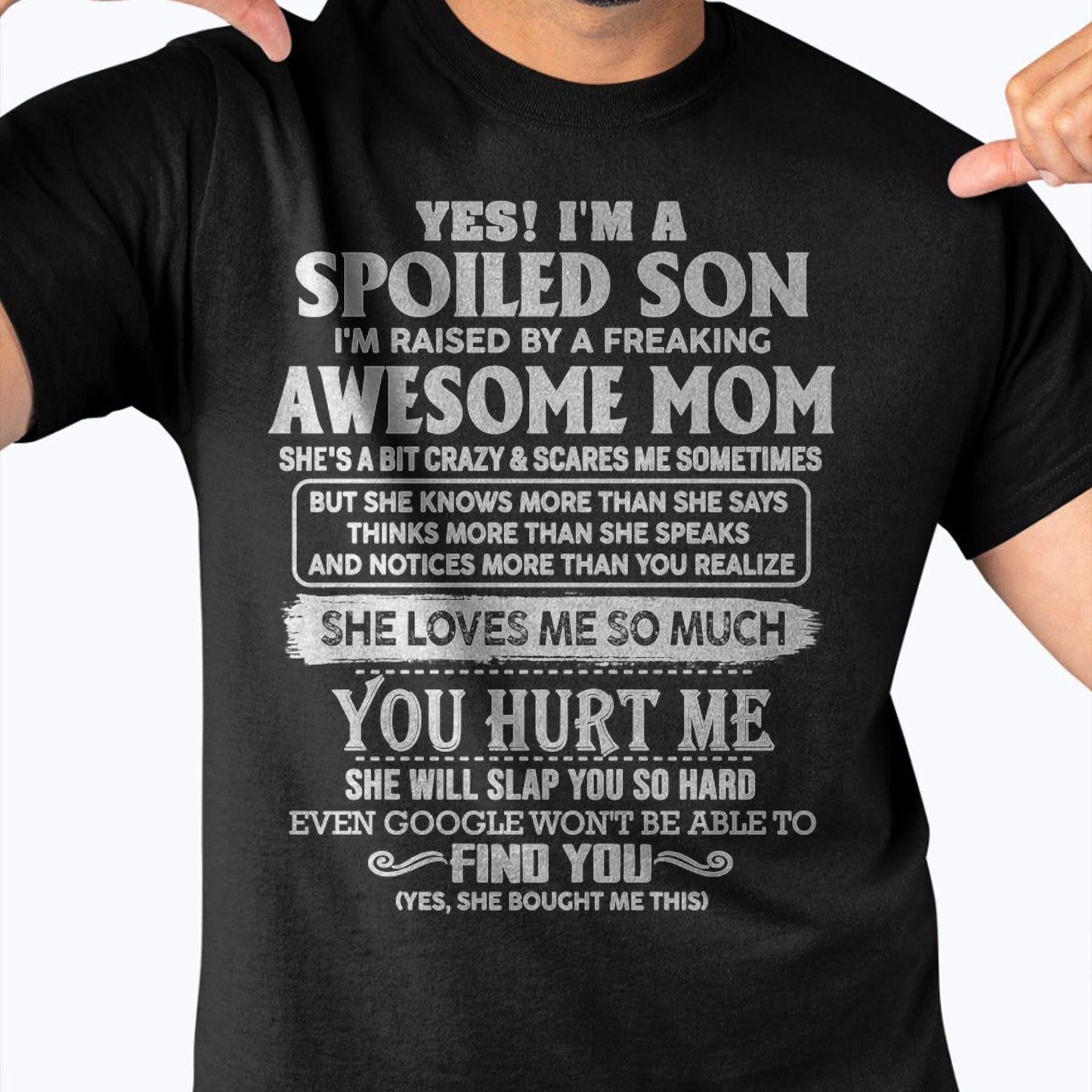 Awesome Mom - Perfect Gift For Your Spoiled Son From Mom - NGHL00 (SKU05-47-00)