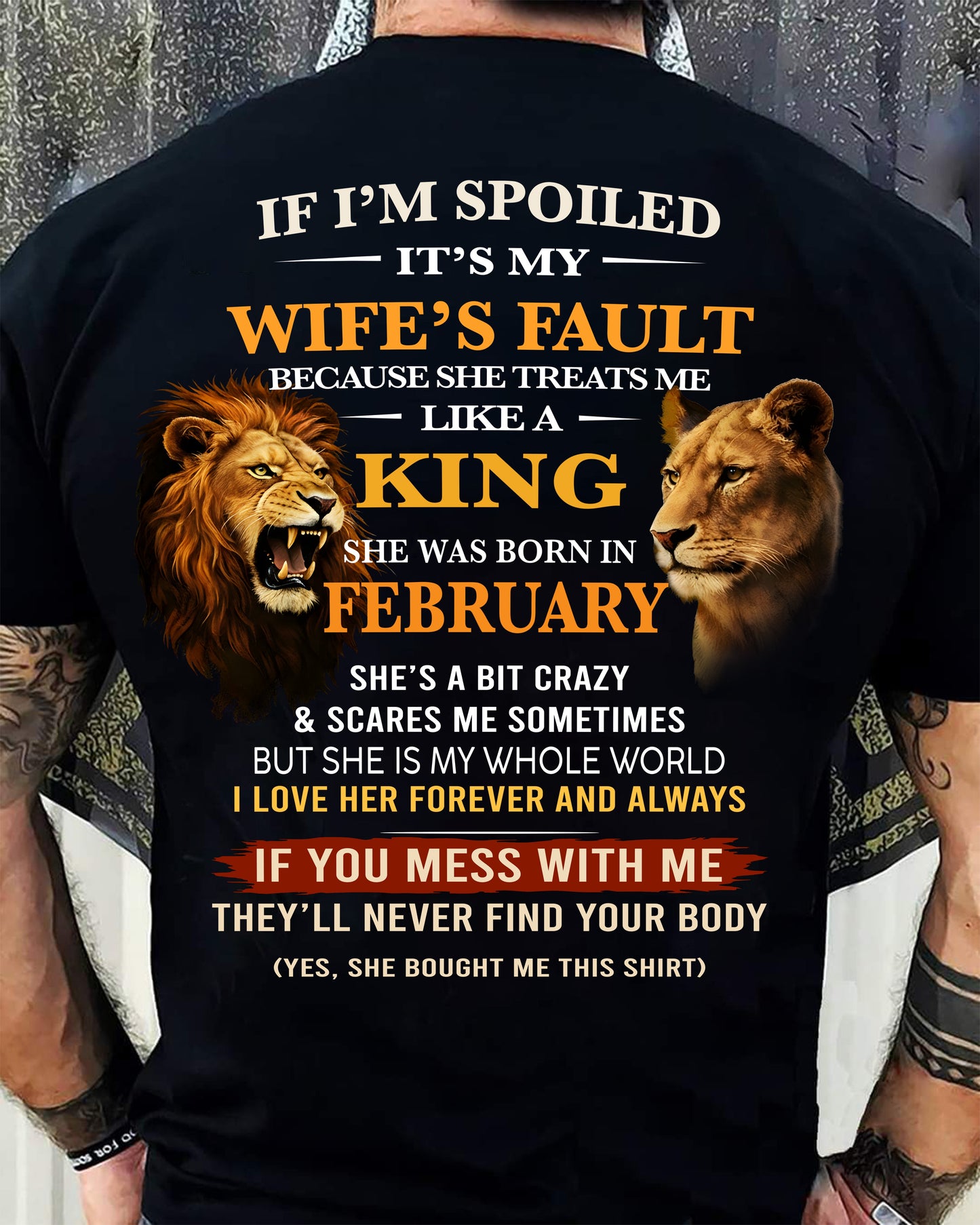 FEBRUARY - SPOILED HUSBAND - GIFT FROM WIFE - NGHL02 (SKU26T-01-60-02)