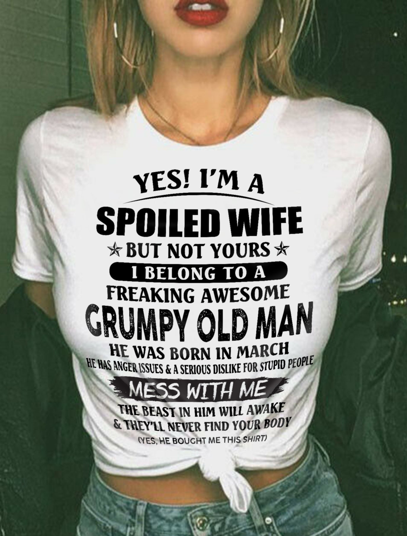Grumpy Old Man January – Perfect gift for your wife From Husband – NGHL03 (SKU08-63-03)