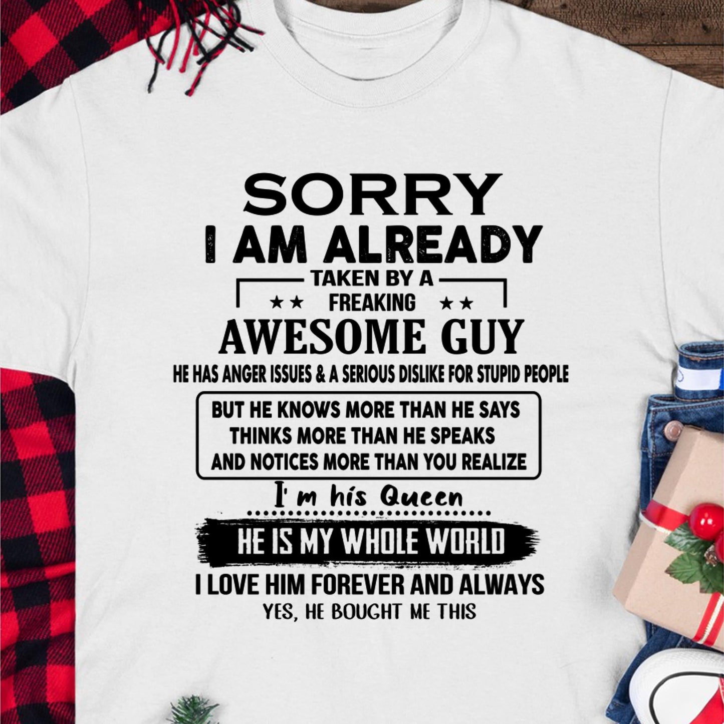 Awesome Guy - Perfect gift for your girlfriend or wife from husband - NGHL00 (SKUT08-11-00)