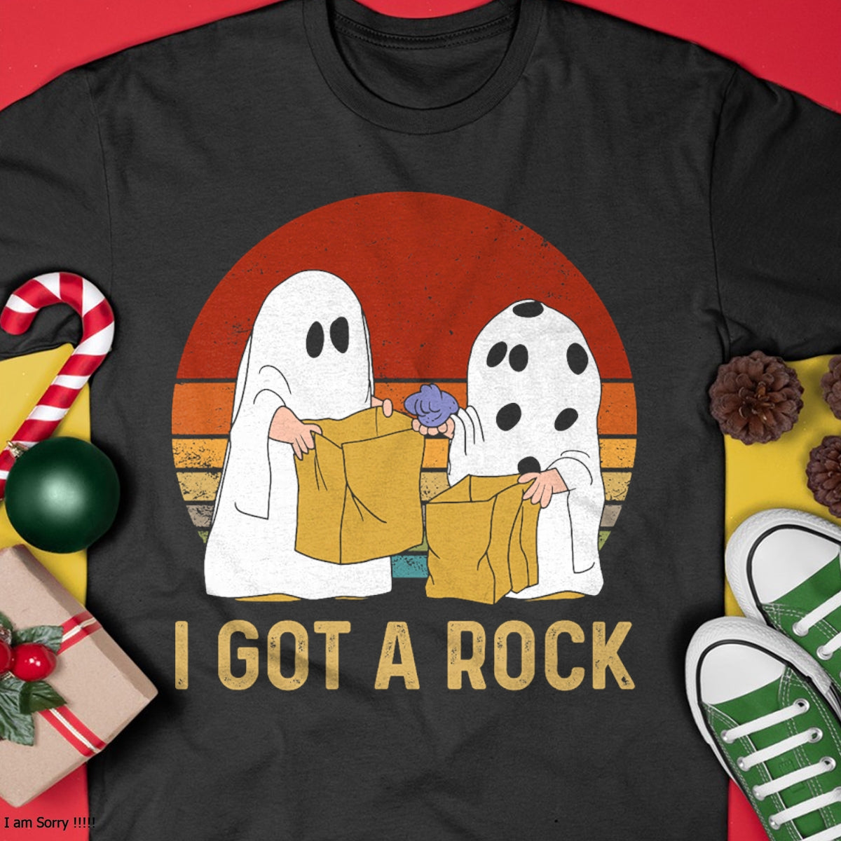 I Got A Rock Shirt Halloween Trick Or Treat Ghost T-Shirt - Halloween Unisex T-Shirt/Hoodie - NGHL00