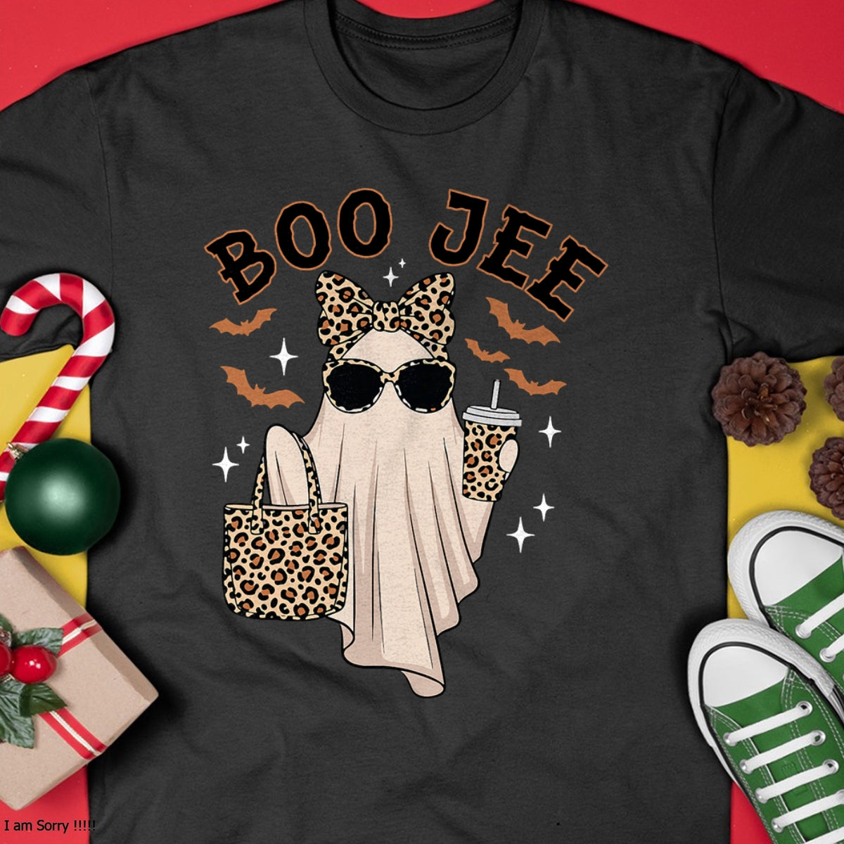 Boo JEE Boujee Pink Ghost Halloween October Vibes T-Shirt - Halloween Unisex T-Shirt/Hoodie - NGHL00 (Copy) (Copy) (Copy)