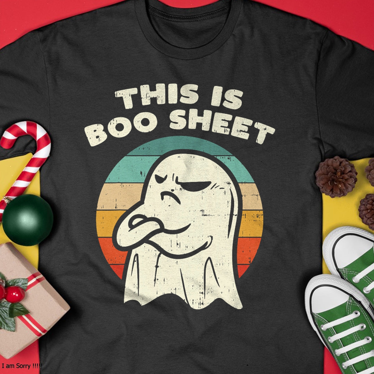 This Is Boo Sheet Ghost Retro Halloween Costume Men Women T-Shirt - Halloween Unisex T-Shirt/Hoodie - NGHL00