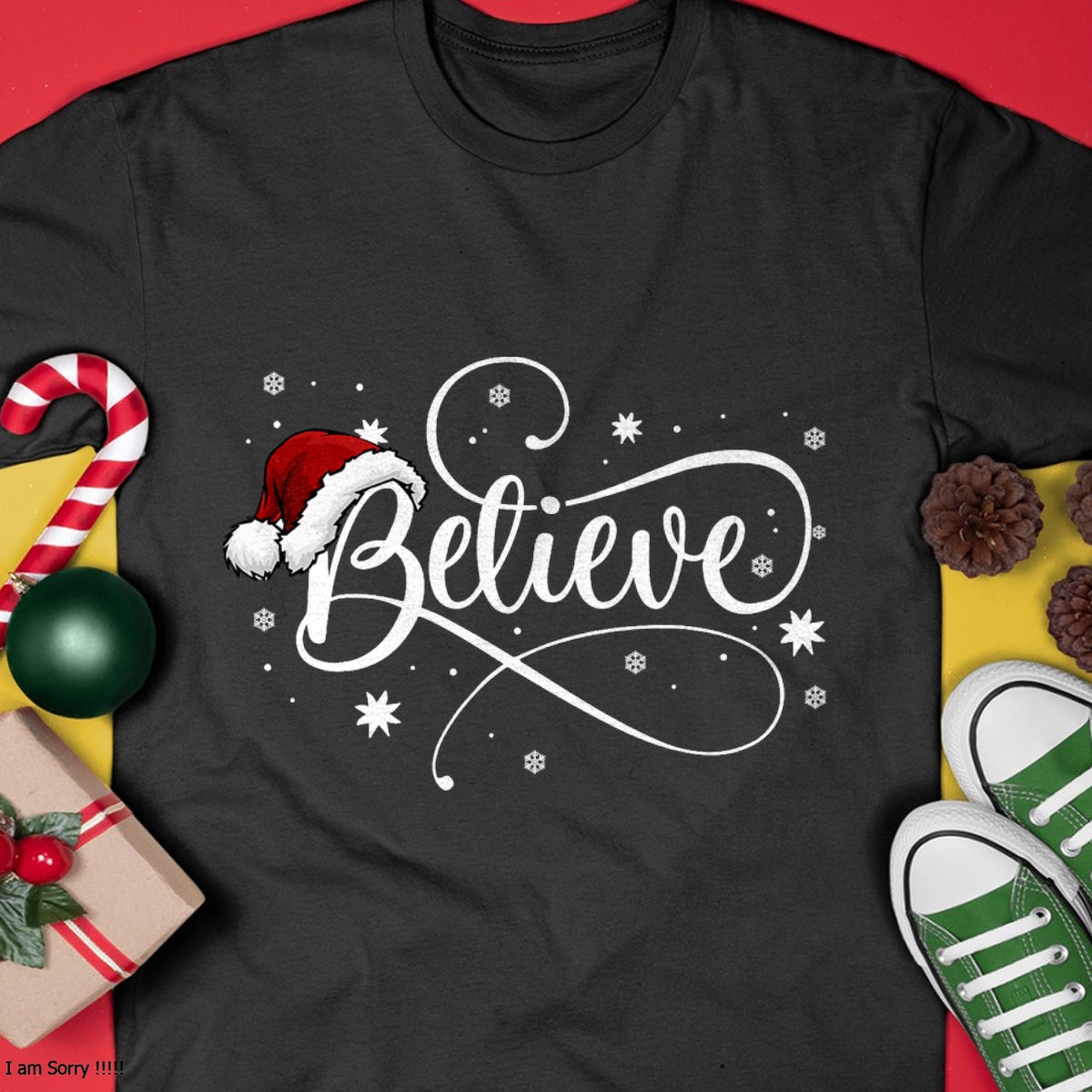 Christmas - Believe Santa Claus Believe Christmas Kids T-Shirt - Christmas Unisex T-Shirt/Hoodie/Sweatshirt - NGHL00