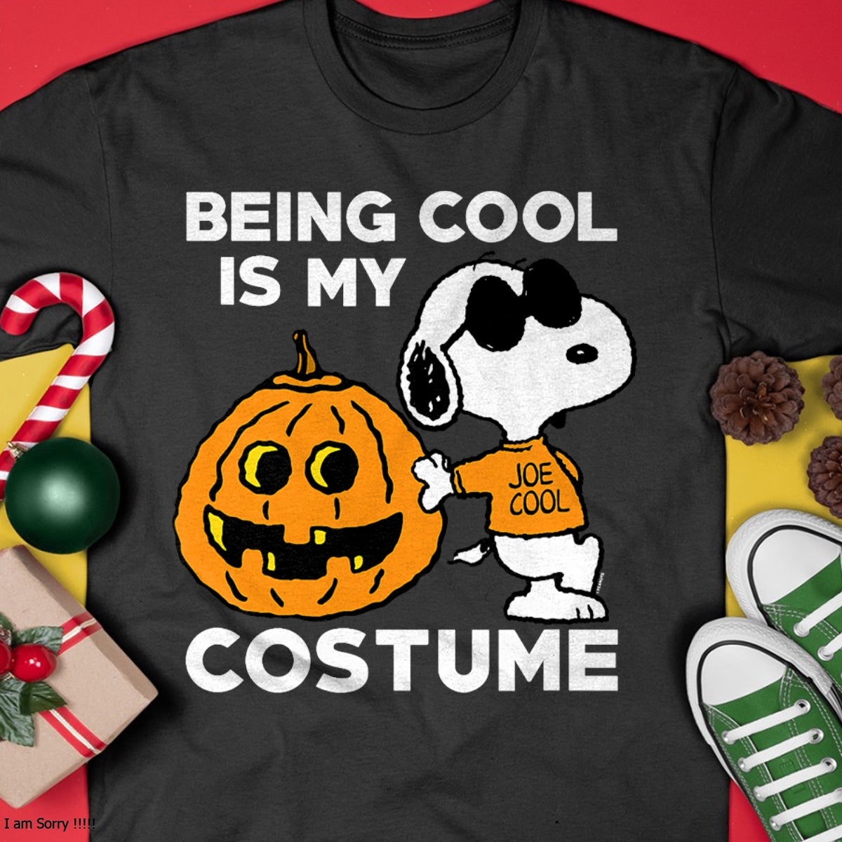 Peanuts Snoopy Cool Halloween Costume T-Shirt - Halloween Unisex T-Shirt/Hoodie - NGHL00