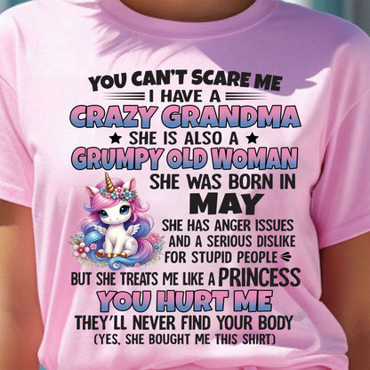 MAY - YOU CAN'T SCARE ME - GIFT FROM GRANDMA - NGHL05 (SKU09-106-05)