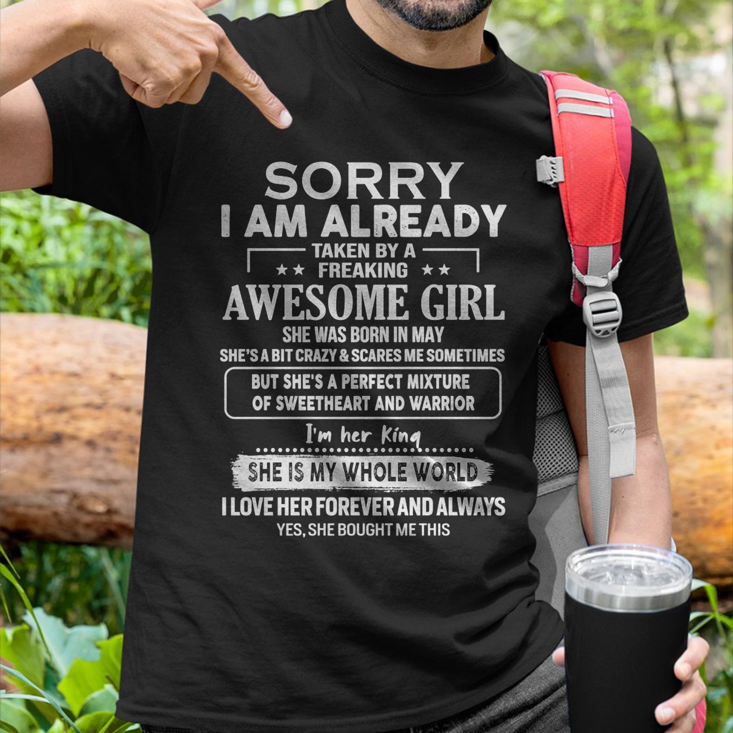 May - Awesome Girl - Perfect Gift For Your Boyfriend, Husband From Wife - NGHL05 (SKU04-86MT-05)